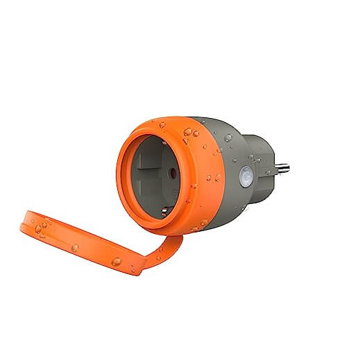 UCOMEN Outdoor Wi-Fi Socket, IP44 Waterproof, Compatible with Alexa and Google Home, 2.4GHz Only
