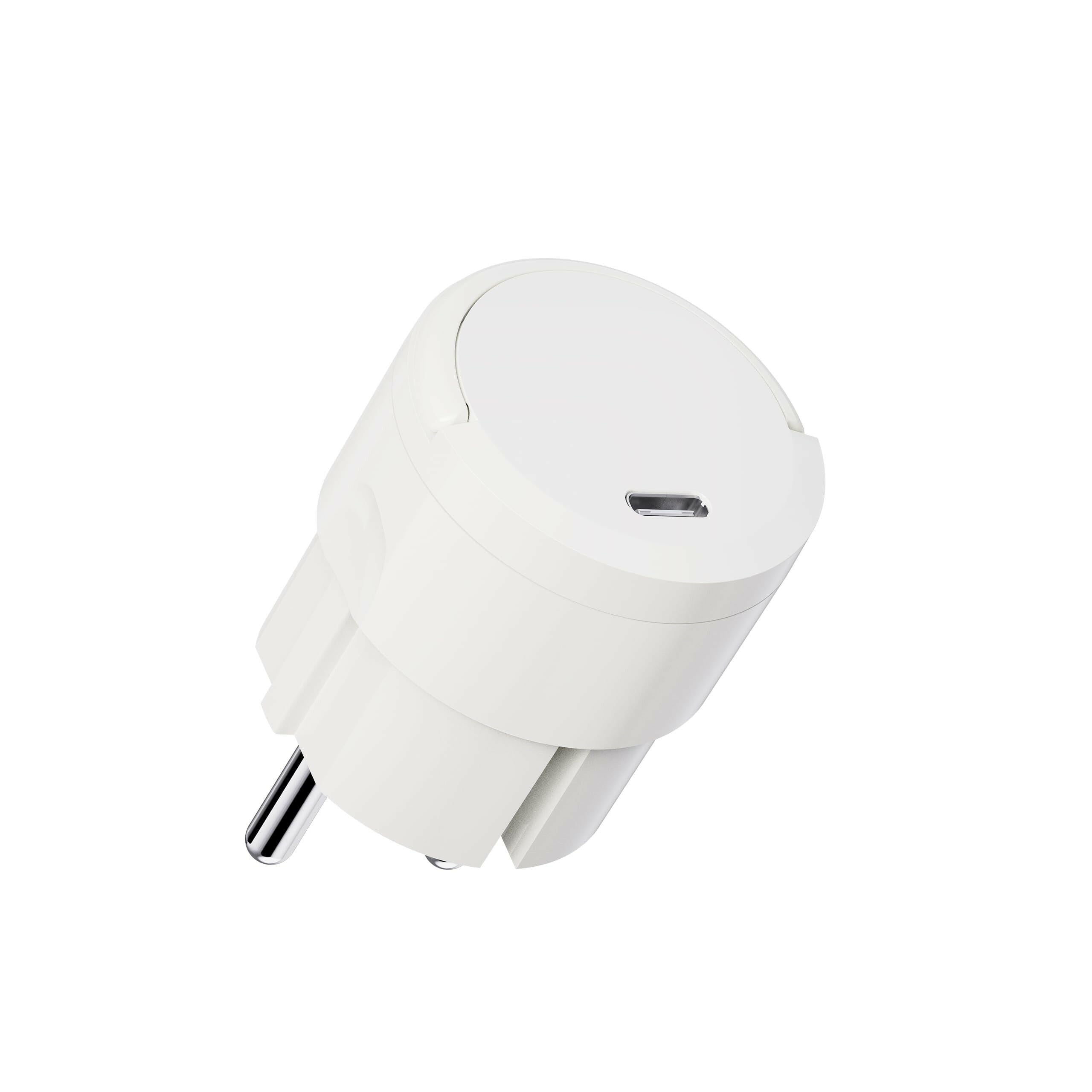 UCOMEN 20W USB A+C Charger, Quick Charge 3.0, PD Charger, White