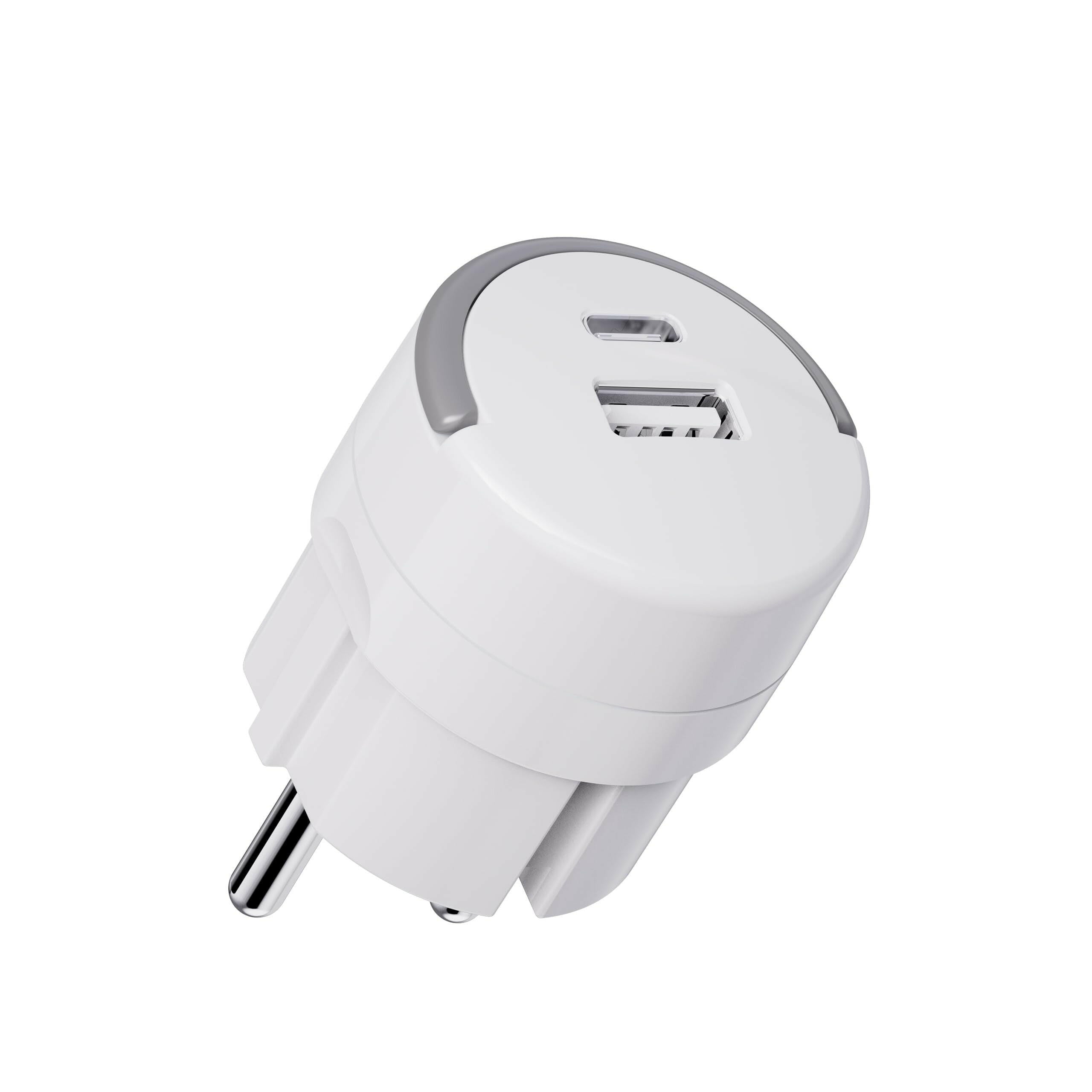 UCOMEN 20W USB A+C Charger, Quick Charge 3.0, PD Charger, White