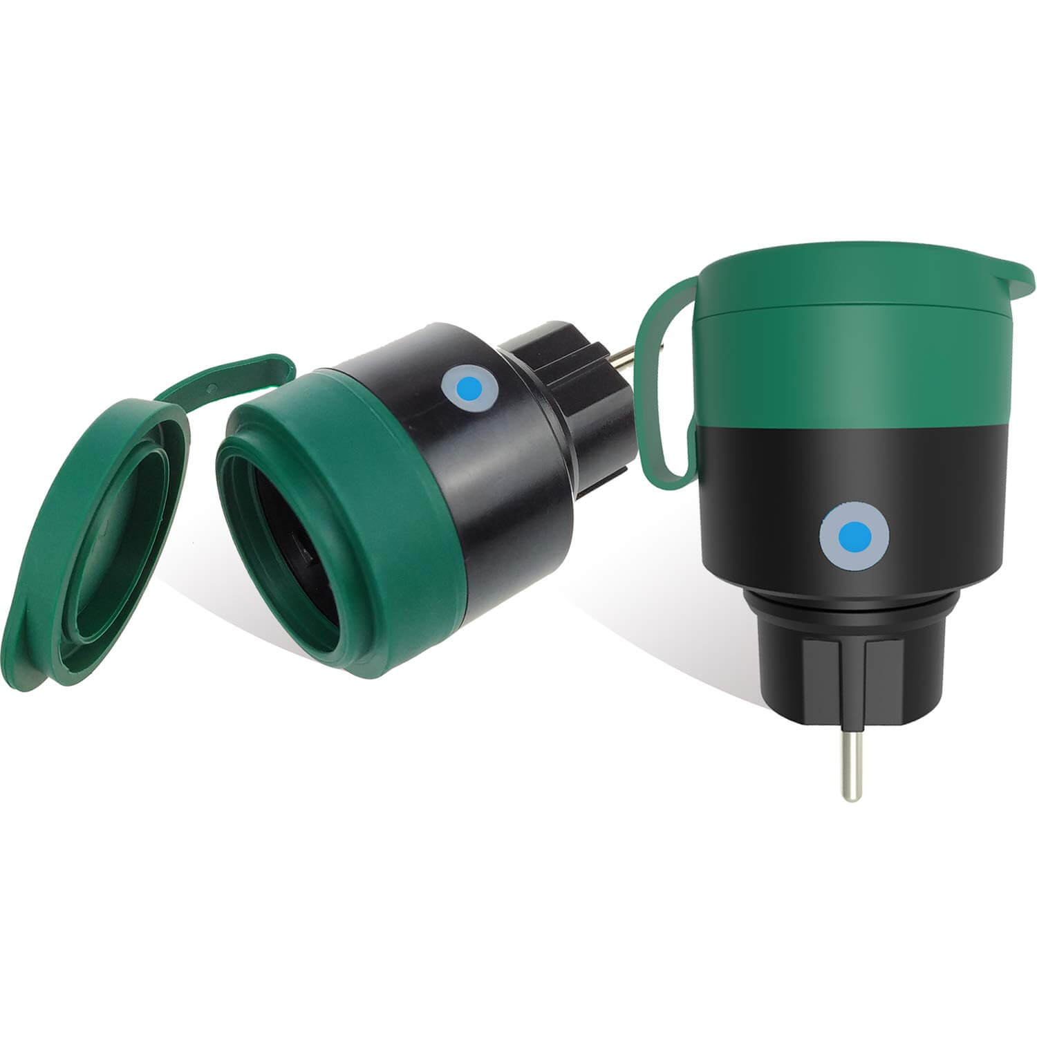UCOMEN WiFi Socket, IP44 Waterproof, Timer&Voice Control, Compatible with Alexa, Google Home, Smart Life APP, 2.4GHz