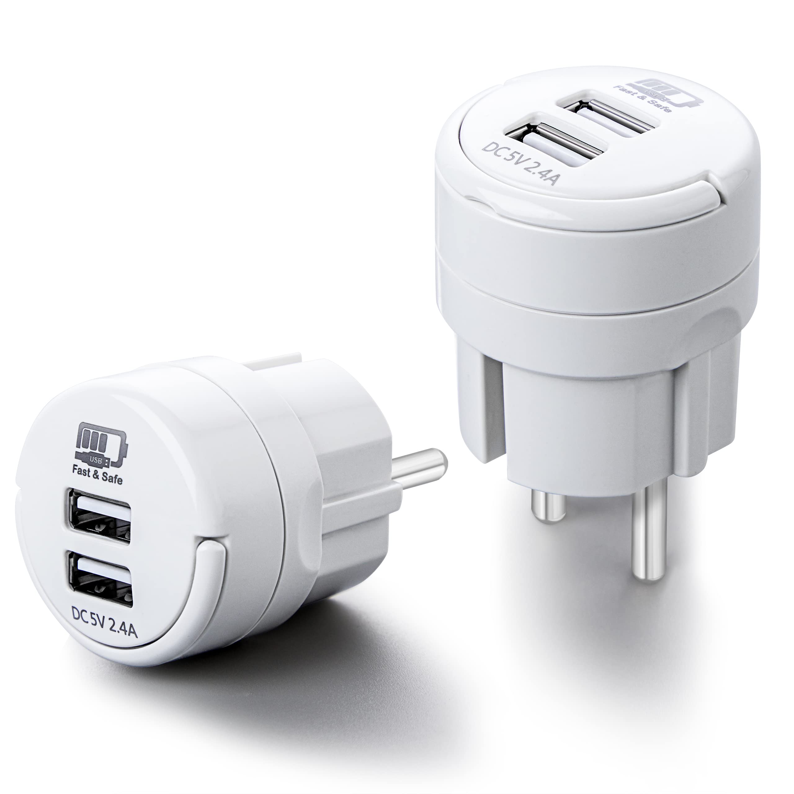 UCOMEN 20W USB A+C Charger, Quick Charge 3.0, PD Charger, White