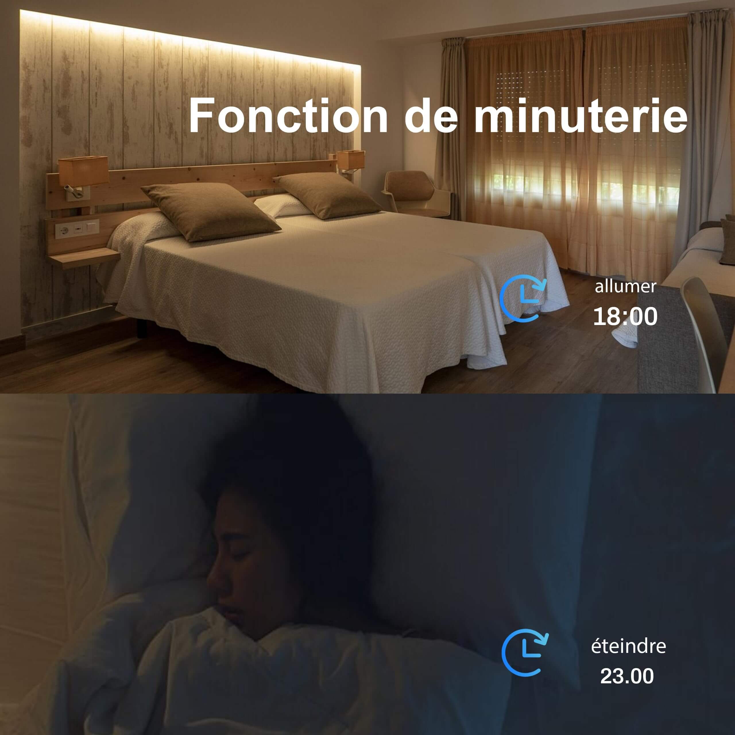 UCOMEN 1/2-Gang Smart-Wandschalter, Smart Life App, kompatibel mit Alexa und Google Home, nur 2,4 GHz