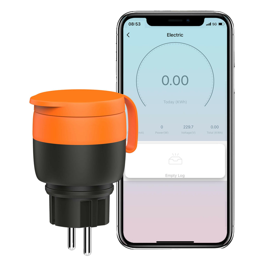 UCOMEN Wi-Fi Outdoor Socket - IP44, Power Monitoring, Smart Life APP